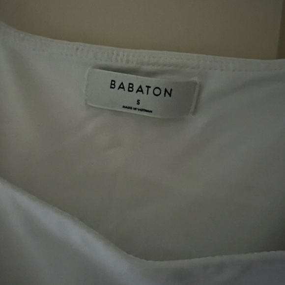 Babaton contour squareneck bodysuit in white - Picture 4 of 4